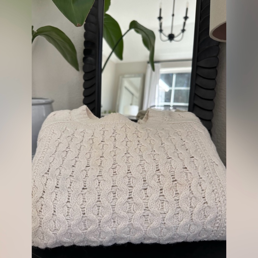 Universal Thread Cream Cable Knit Sweater - Picture 7 of 7